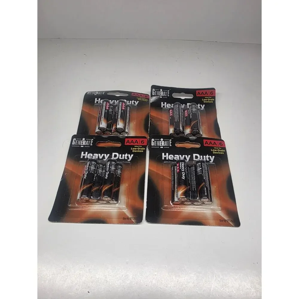 Eveready Super Heavy Duty Batteries AAA 6-Count 4 Packs